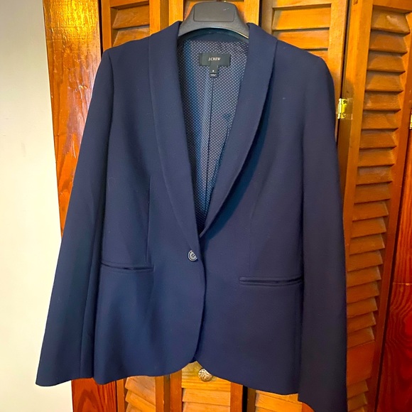 J. Crew Navy Wool Blazer